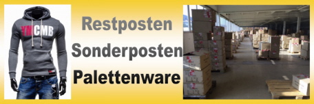Restposten - Sonderposten - Palettenware - Partieware